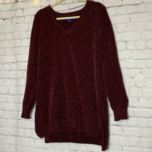 Women’s Apt.9 Burgundy/Wine Sweater Medium